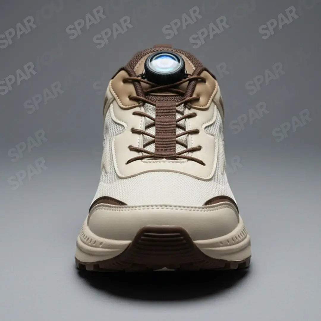 Chaussures Beige Sablé & Marron Chocolat