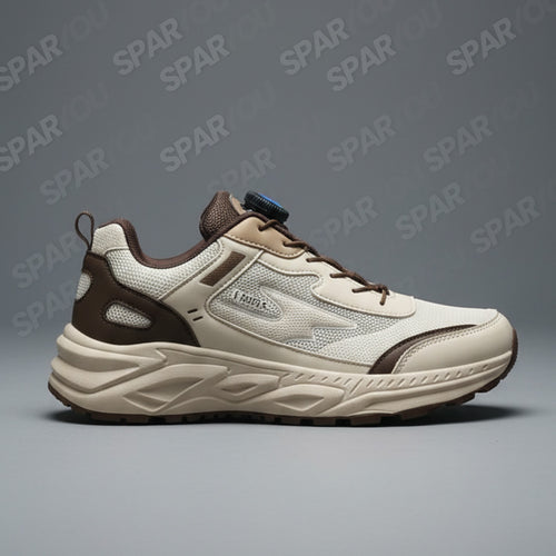 Chaussures Beige Sablé & Marron Chocolat