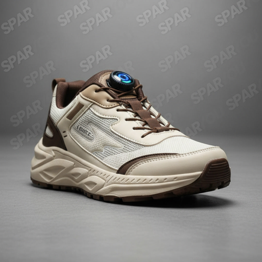 Chaussures Beige Sablé & Marron Chocolat