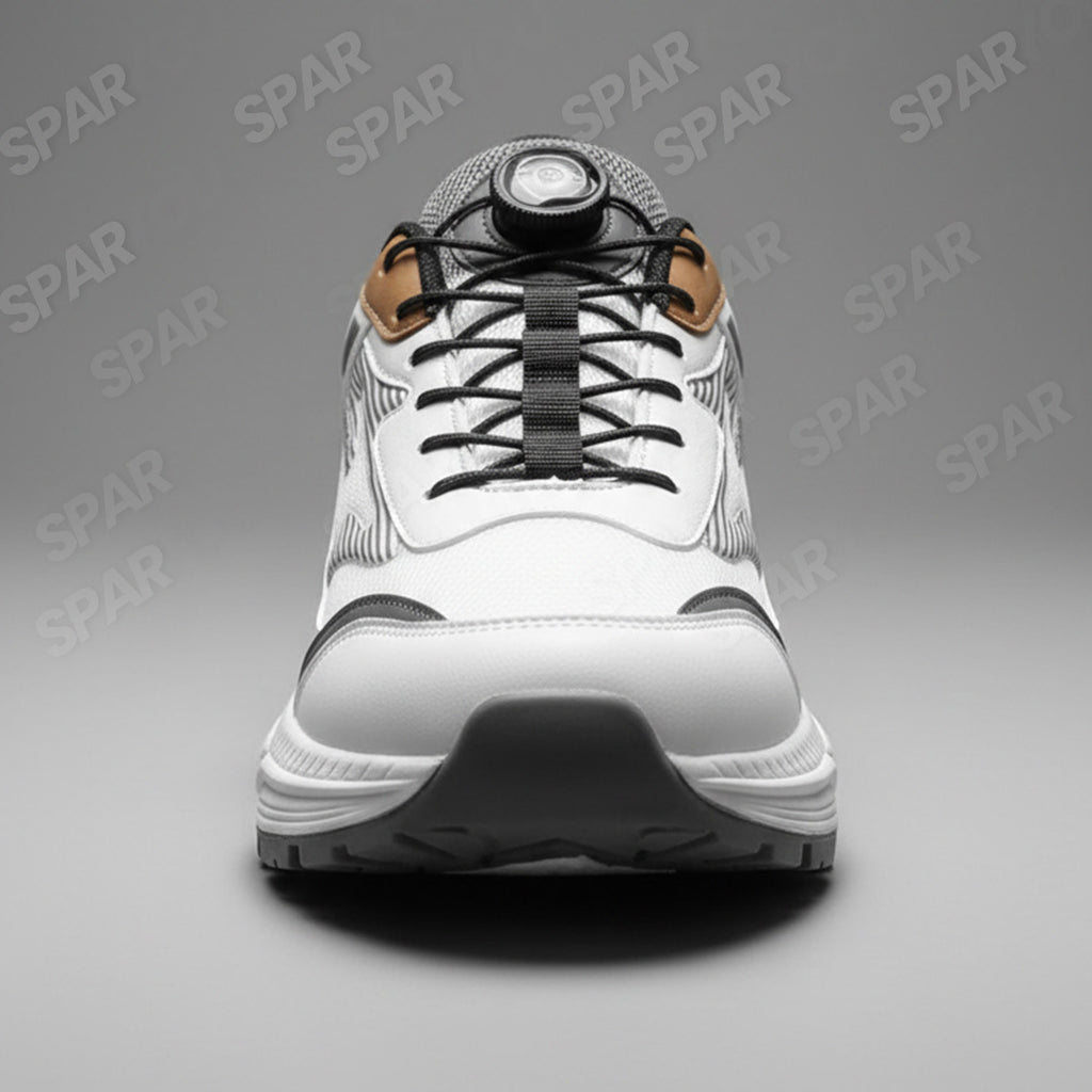 chaussures Blanc Épuré & Gris Anthracite